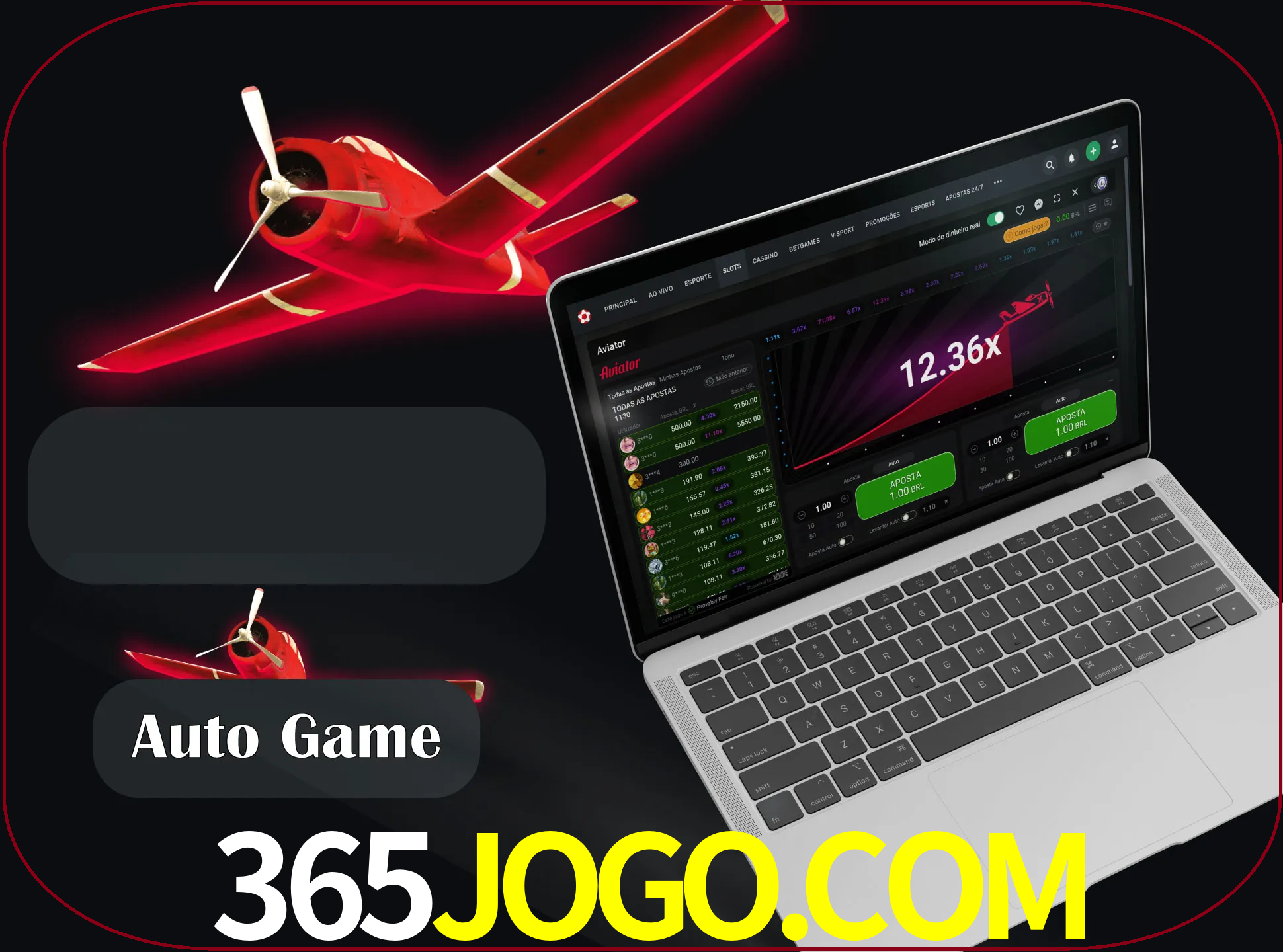 No modo automático, os jogos apostam e sacam seu dinheiro automaticamente.