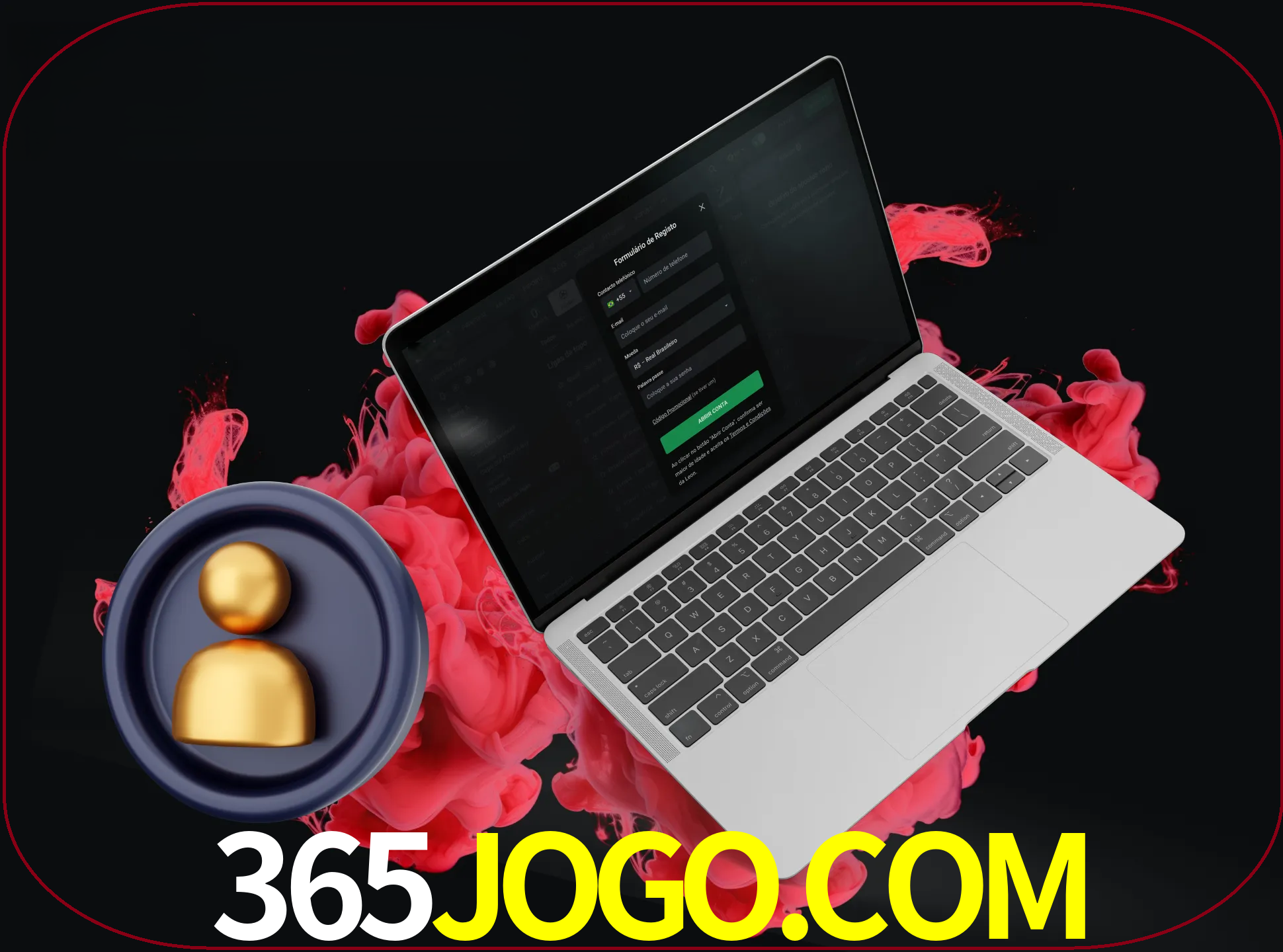 No cabeçalho do site 365jogo, clique no botão que o levará a um formulário especial onde terá de introduzir as suas informações actuais.