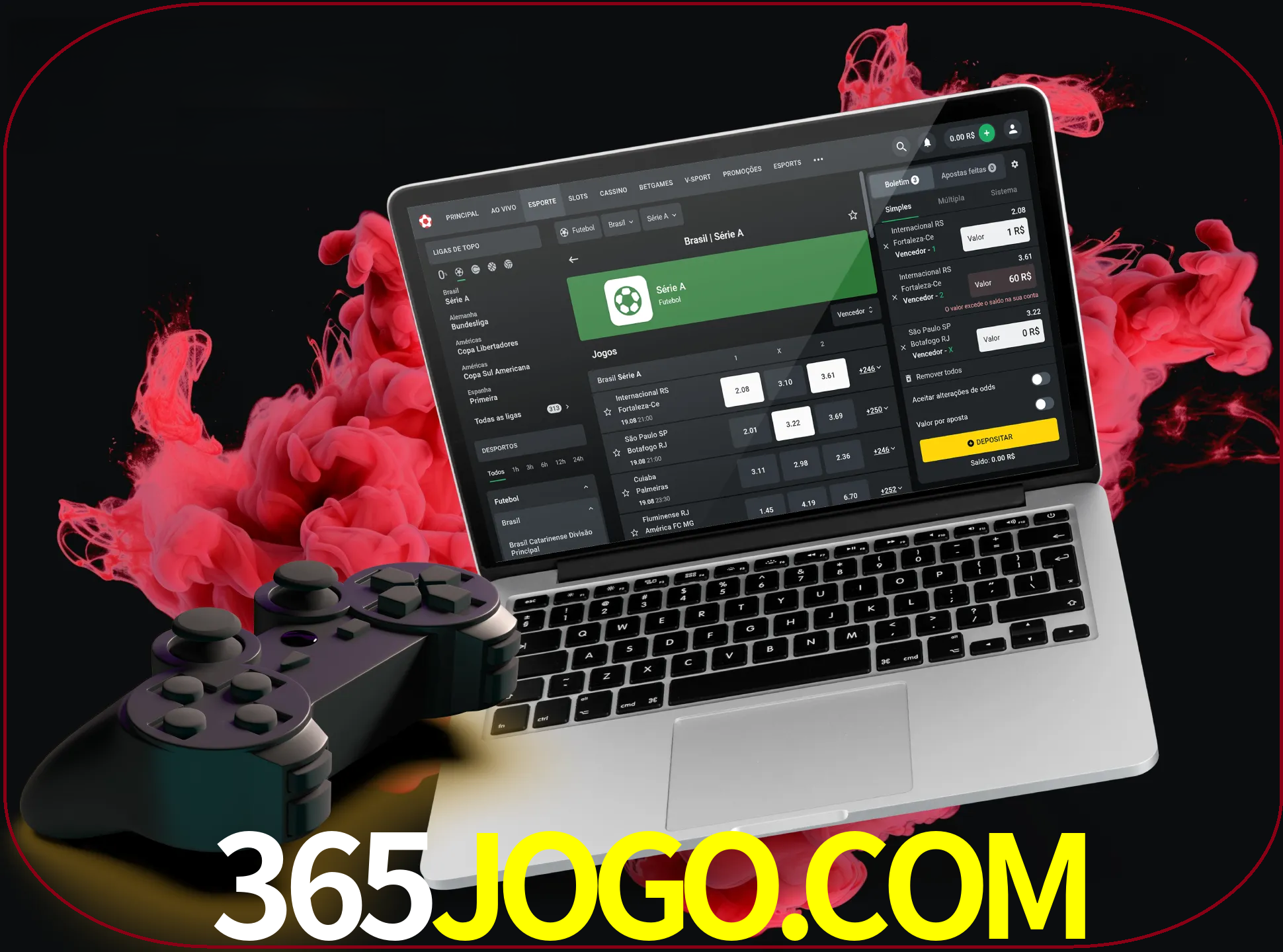 Visite a secção especial de jogos de vídeo em 365jogo para descobrir em que jogos pode apostar e ganhar muito dinheiro.