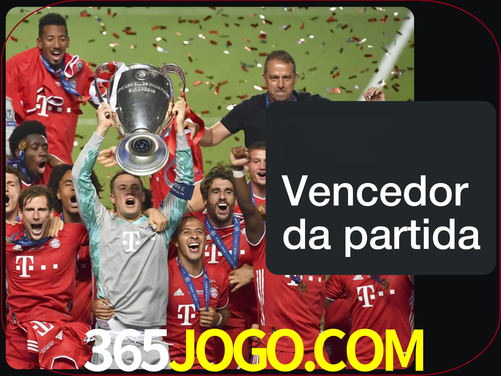 Aposte no vencedor e ganhe uma grande quantia de dinheiro.