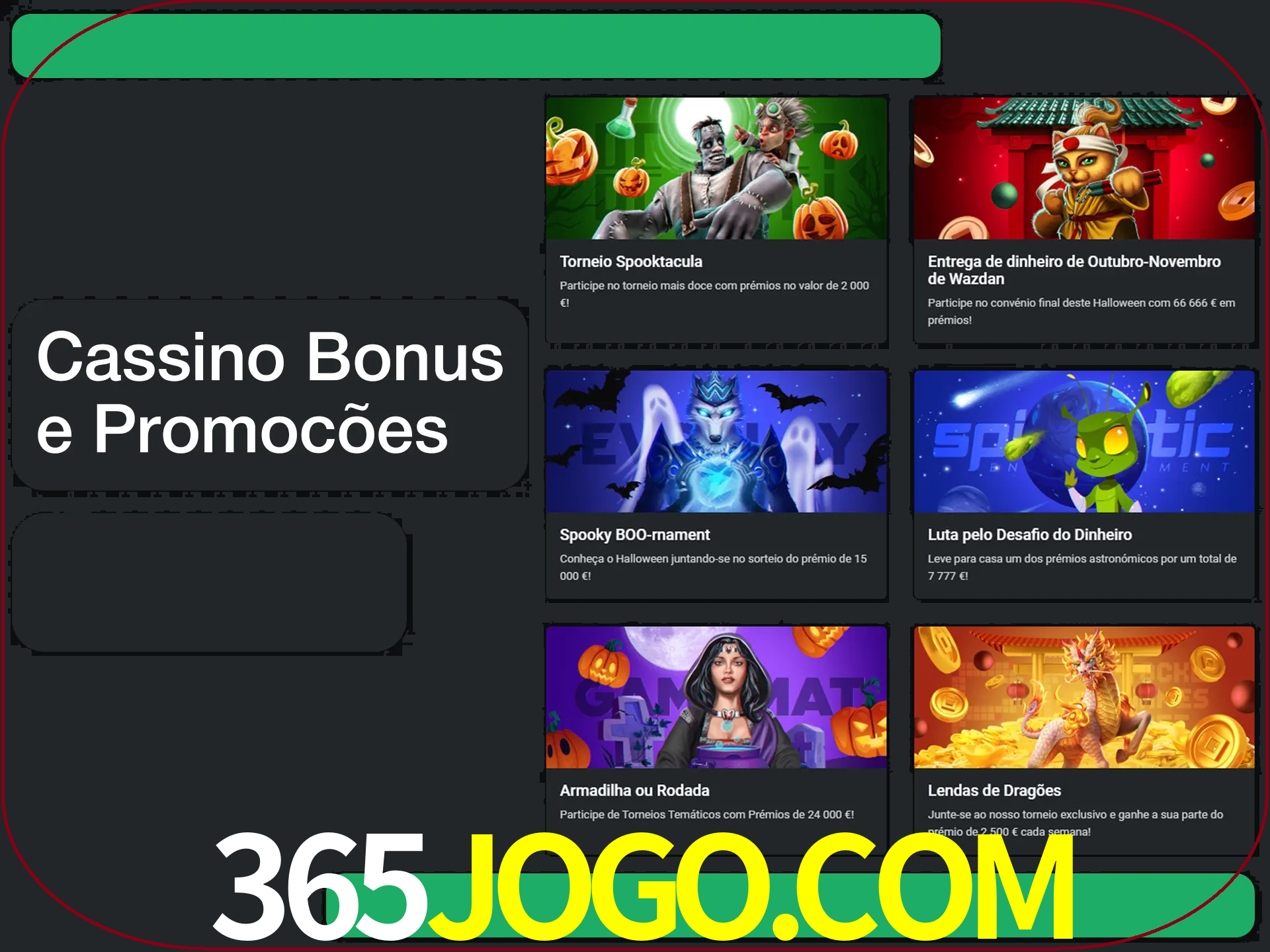 Verifique se há novos bônus de cassino para reivindicar.