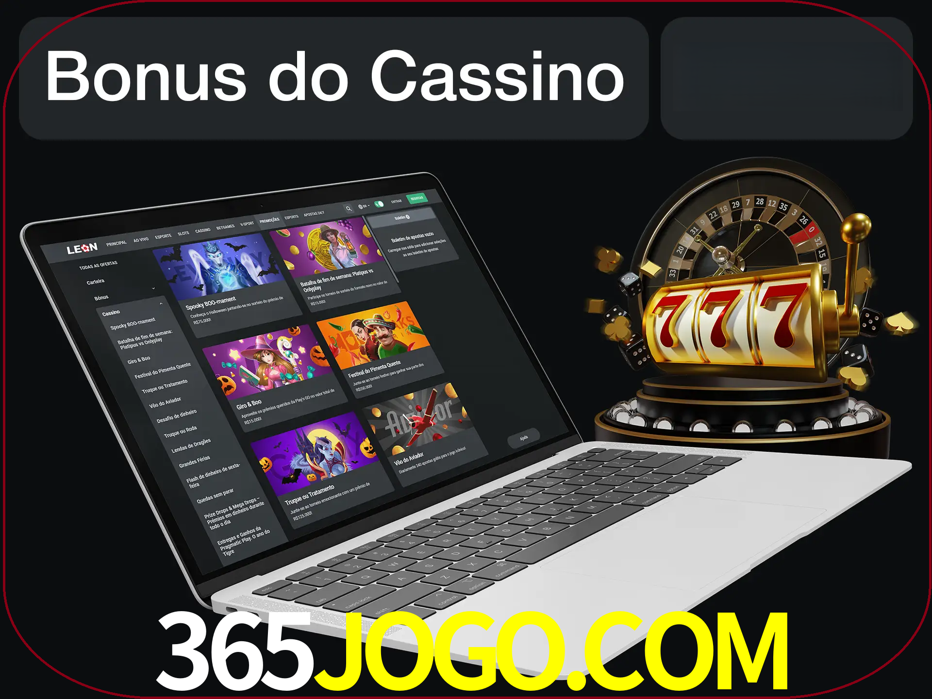 Use o bônus do cassino para começar melhor.