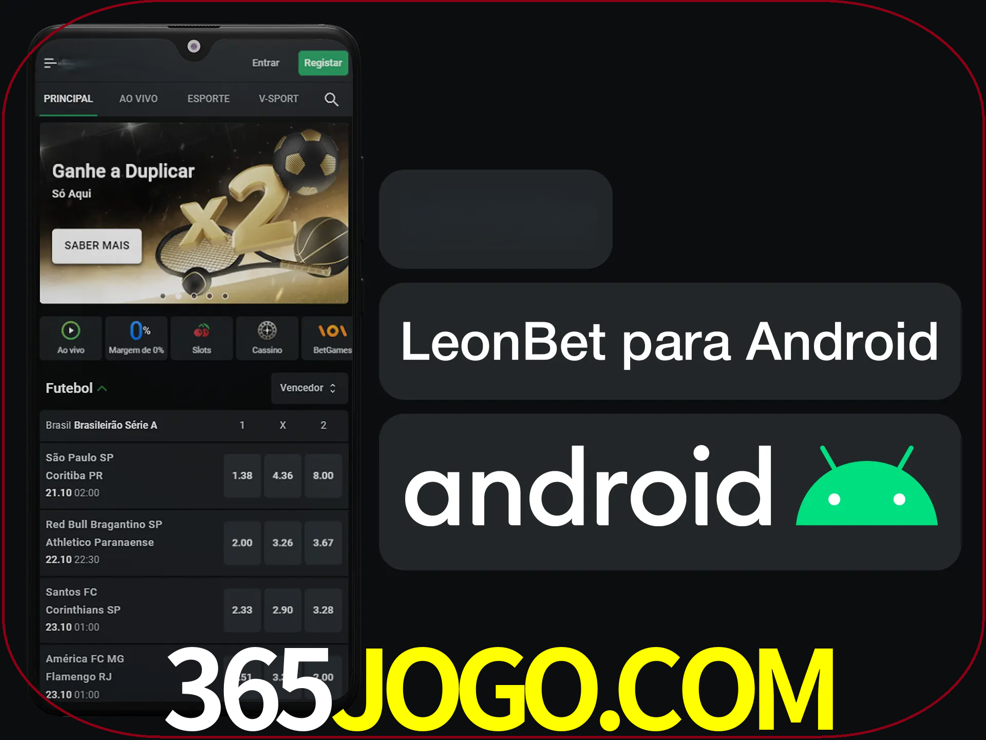 Adquira sua versão poket de LeonBet.