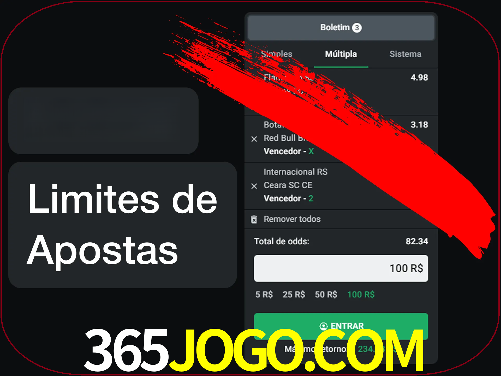 Não faça apostas loucas.